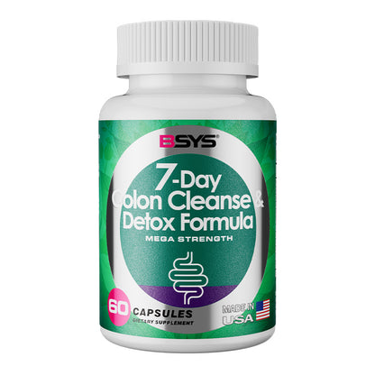 BSYS 7 Day Colon Cleanse & Detox Formula 60's