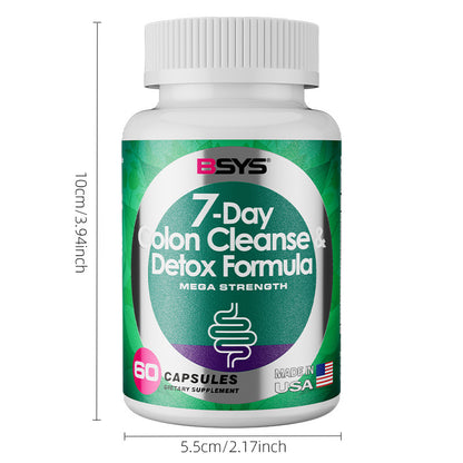 BSYS 7 Day Colon Cleanse & Detox Formula 60's